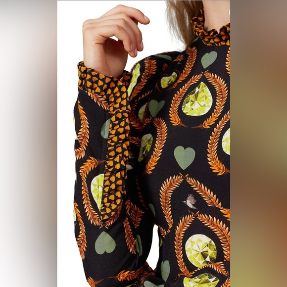 GUC Temperley London- Printed Rosella Dress.  Size US 10 - Picture 4 of 14